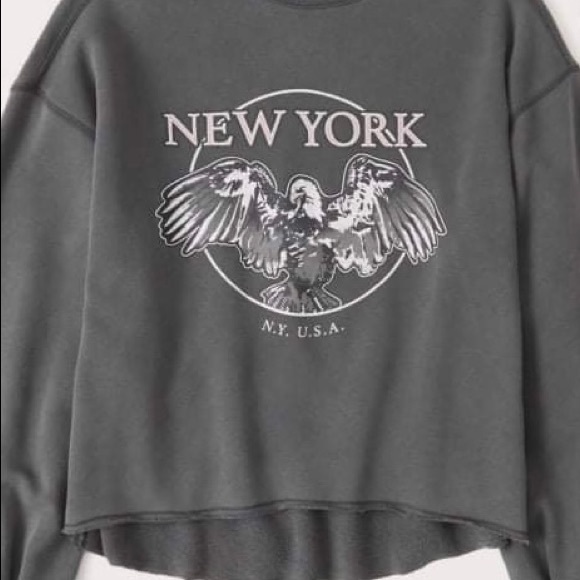 Abercrombie and Fitch Sweatshirt size Large NWT - Picture 2 of 10